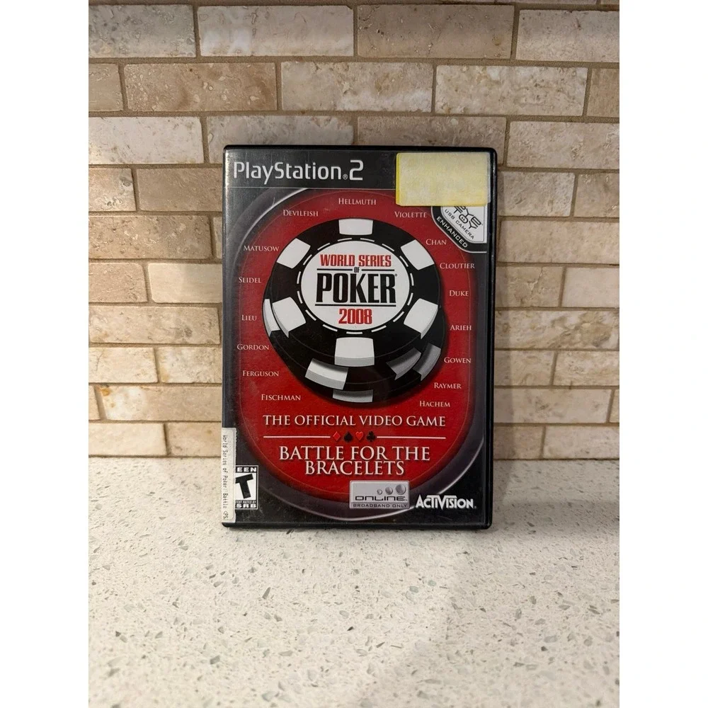 World Series of Poker 2008 PS2 Game